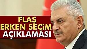 Başbakan Yıldırım'dan erken seçim açıklaması