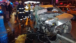 E-5 Karayolu’nda feci kaza: 1 ölü, 2 yaralı