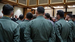 Erdoğan pilotları kabul etti