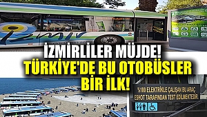 İzmir'de elektrikli otobüs filosu kuruluyor