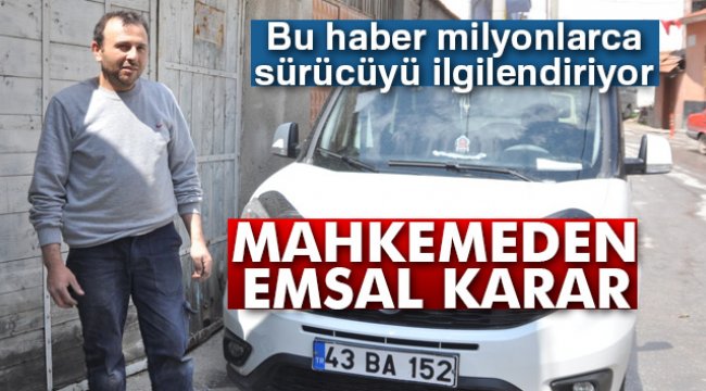 Plakasında 'çerçeve yok' diye ceza kesildi, mahkeme cezayı iptal etti