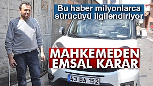 Plakasında 'çerçeve yok' diye ceza kesildi, mahkeme cezayı iptal etti