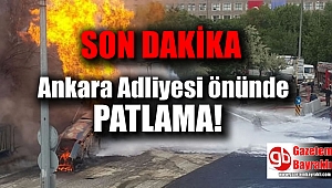 Ankara adliyesi önünde patlama
