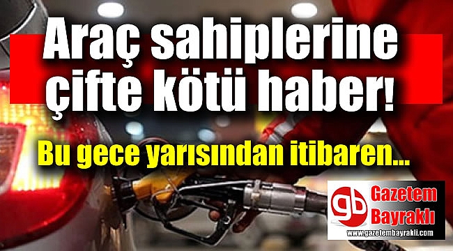Araç sahiplerine kötü haber