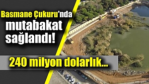 Basmane çukurunda mutabakat sağlandı