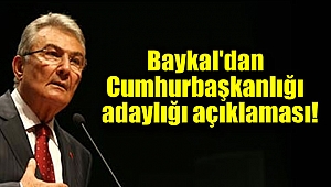 Baykal'dan Cumhurbaşkanlığı adaylığı açıklaması