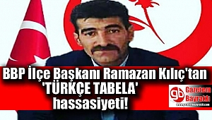 BBP Altındağ İlçe Başkanı Ramazan Kılıç'tan 'Yabancı tabela' tepkisi