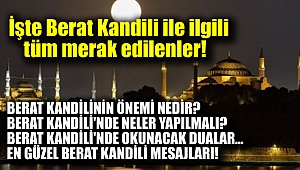 Berat Kandili ile ilgili tüm merak edilenler