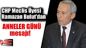 CHP Meclis üyesi Ramazan Bulut 'dan Anneler günü mesajı