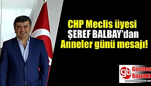 CHP Meclis üyesi Şeref Balbay'dan Anneler günü mesajı