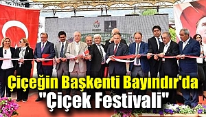 Çiçeğin Başkenti Bayındır'da