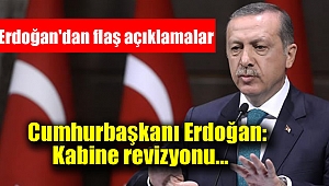Cumhurbaşkanı Erdoğan'dan flaş açıklamalar
