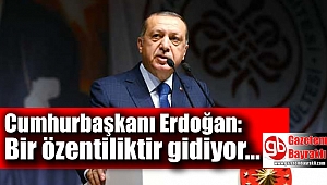Cumhurbaşkanı Recep Tayyip Erdoğan'dan açıklamalar