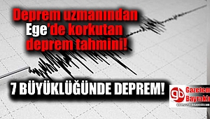 Deprem uzmanından Ege'de korkutan deprem tahmini