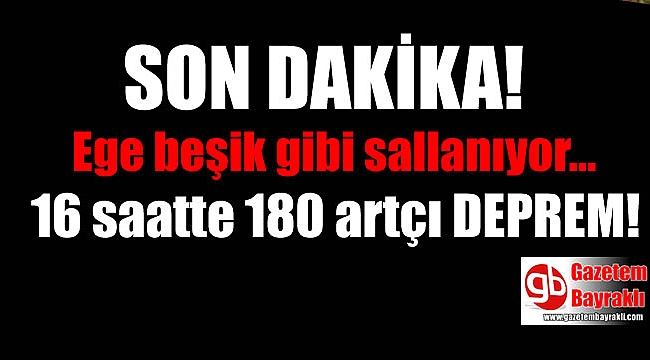 Ege beşik gibi sallanıyor