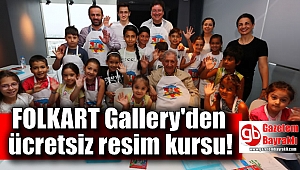 Folkart Gallery'den çocuklara ücretsiz resim kursu