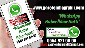 Gazetem Bayraklı Whatsapp Haber İhbar hattı