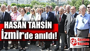 Hasan Tahsin izmir'de anıldı
