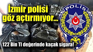 İzmir'de 122 Bin TL değerinde kaçak sigara ele geçirildi