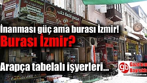 İzmir'de Arapça tabelalı iş yerlerine yönelik denetim