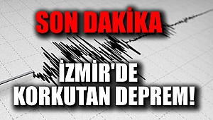 İzmir'de deprem