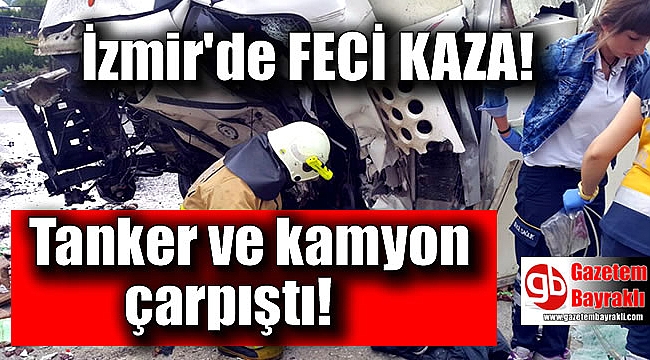 İzmir'de feci kaza: 1 ölü 2 yaralı