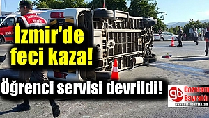 İzmir'de feci kaza