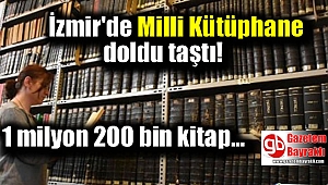 İzmir'de Milli Kütüphane doldu taştı