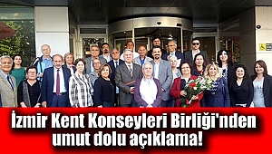 İzmir Kent Konseyleri Birliği'nden açıklama
