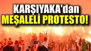 Karşıyaka taraftarından protesto