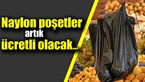 Naylon poşet ücretli olacak