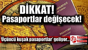 Pasaportlar değişiyor