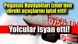 Pegasus o uçuşları iptal etti yolcular isyan etti