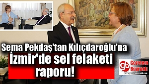 Sema Pekdaş'tan Kılıçdaroğlu'na sel felaketi raporu