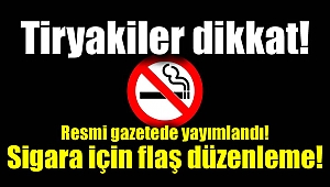 Sigara içenler için flaş düzenleme