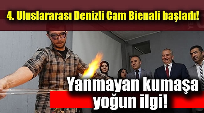 Uluslararası Denizli Cam Bienali kapılarını açtı