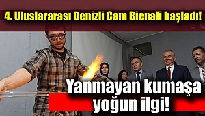Uluslararası Denizli Cam Bienali kapılarını açtı