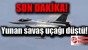 Yunan Hava Kuvvetlerine ait savaş uçağı düştü