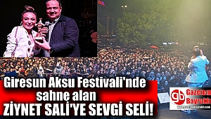 Ziynet Sali'ye yağmur altında sevgi seli