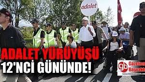 Adalet Yürüyüşü 12'nci gününde