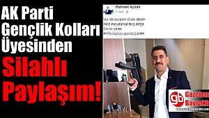 AK Parti Gençlik Kolları Üyesinden Mp5'li Paylaşım