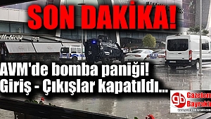 AVM'de alarm giriş çıkışlar kapatıldı
