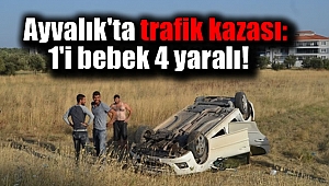 Ayvalık'ta trafik kazası
