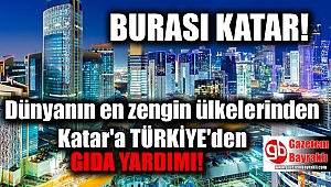 Dünyanın en zengin ülkelerinden olan KATAR'a Türkiye'den Gıda Yardımı gidecek