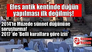 Efes antik kentinde düğün yapılması ilk değilmiş