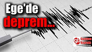 Ege'de deprem