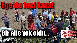 Ege'de feci kaza