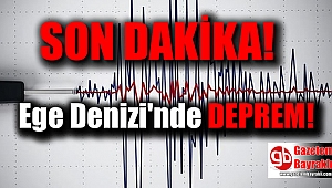 Ege denizi'nde deprem