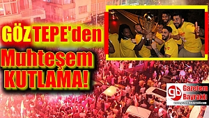 Göztepe'den muhteşem kutlama
