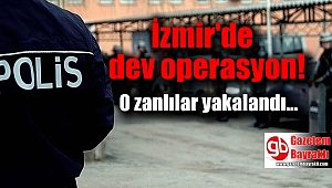 İzmir'deki silahlı saldırı ile ilgili dev operasyon